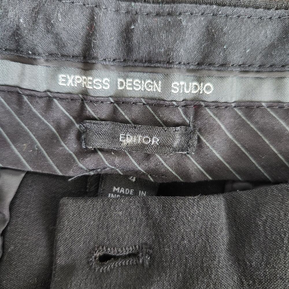 Y2k Express Design Studio Editor Black Cropped Fl… - image 5